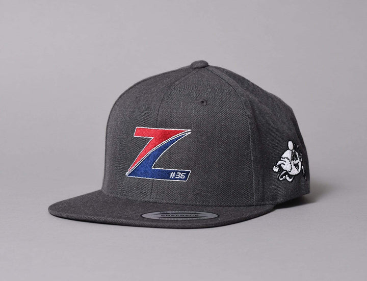 Cap Snapback Mats Zuccarello - Snapback Dark Heather Grey LOKK X Snapback Cap / Grey / One Size
