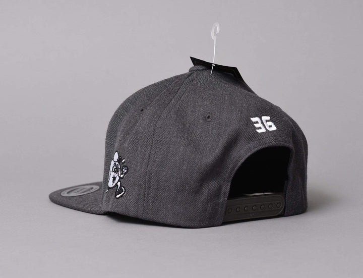 Cap Snapback Mats Zuccarello - Snapback Dark Heather Grey LOKK X Snapback Cap / Grey / One Size
