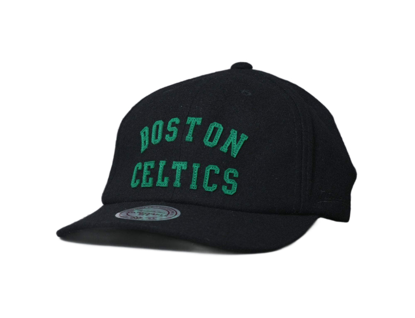 Cap Adjustable Mitchell & Ness Cap Felt Arch Strapback Boston Celtics Mitchell & Ness Adjustable Cap Cap / Black / One Size