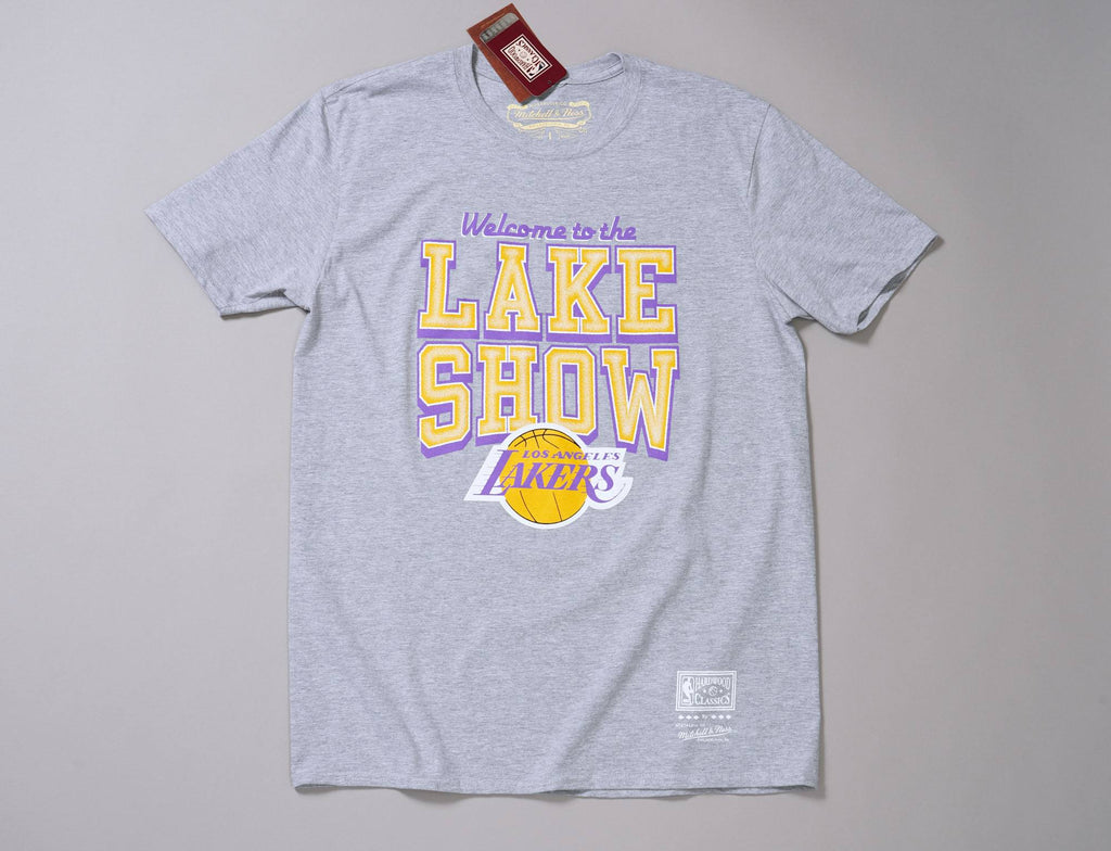 Mitchell & Ness NBA LA Lakers lake show t-shirt in grey