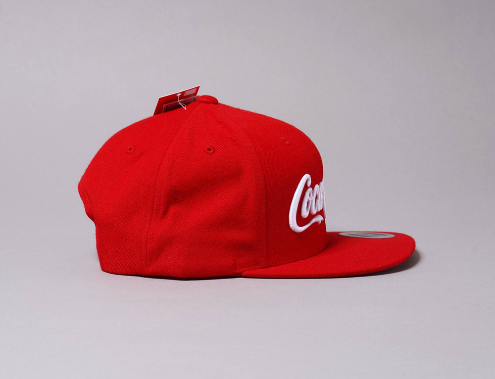 Cap Adjustable Coca Cola Snapback Cap Red Mr Tee Adjustable Cap / Red / One Size