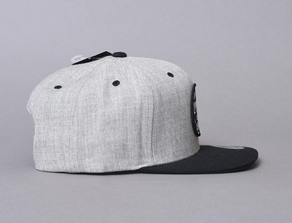Cap Snapback 2Pac Shakur MT499 Heather Grey/Black Mr Tee Snapback Cap / Grey / One Size