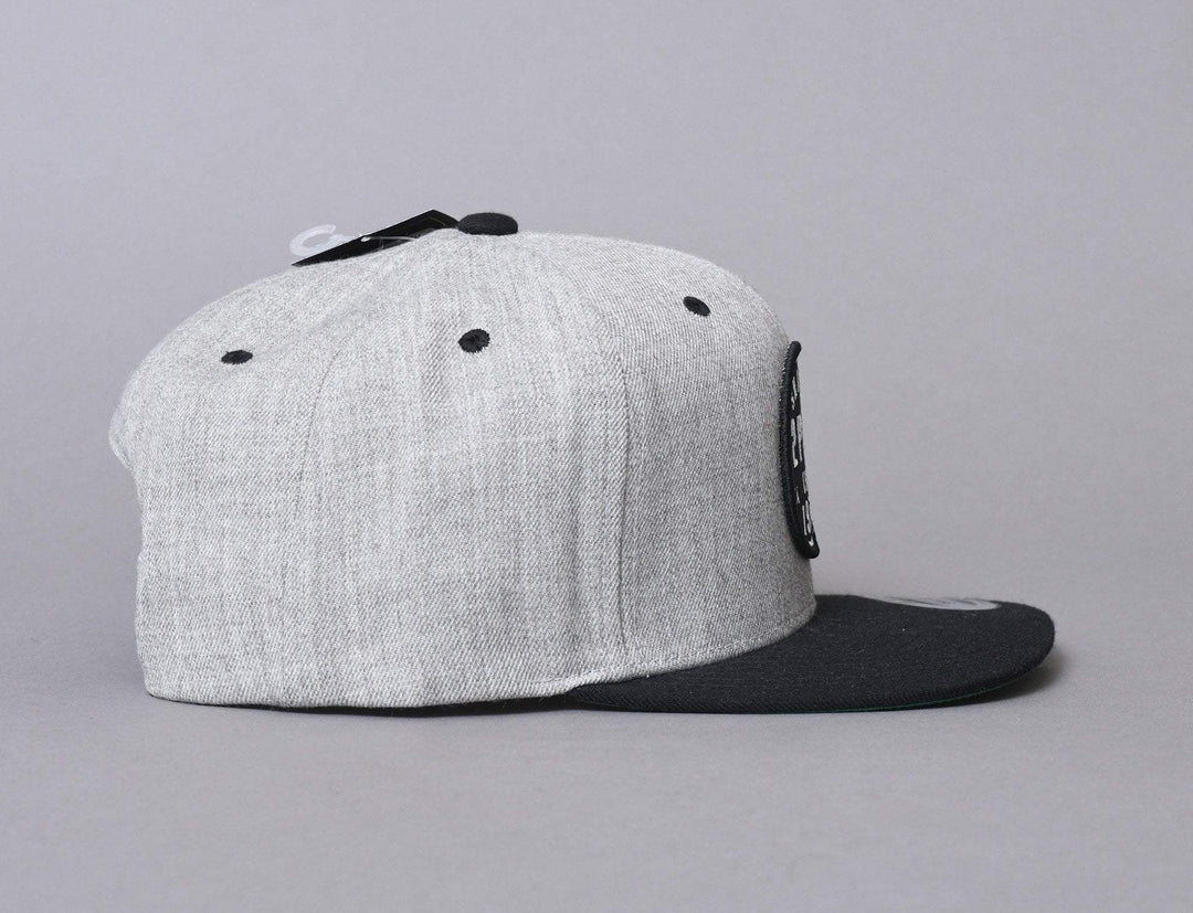 Cap Snapback 2Pac Shakur MT499 Heather Grey/Black Mr Tee Snapback Cap / Grey / One Size