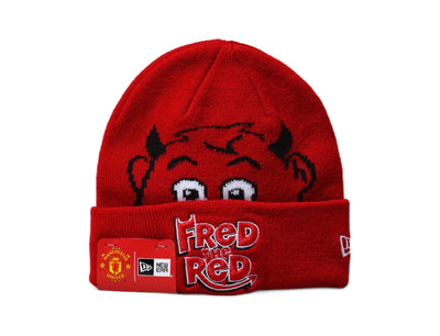 Beanie Kids Kids Beanie Fred The Red Manchester United New Era Cuff Knit / Red / Infant