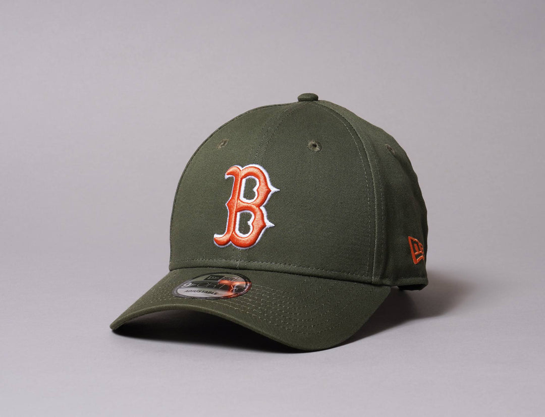 Cap Adjustable 9FORTY League Essential Boston Red Sox Olive/Orange New Era 9FORTY / Green / One Size (55-60 cm)
