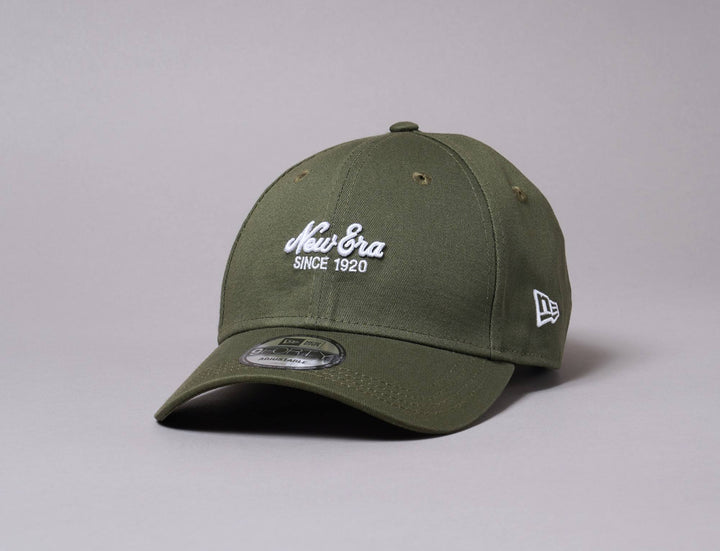 Cap Adjustable Cap 9FORTY Olive/White New Era Heritage New Era 9FORTY / Green / One Size (55-60 cm)
