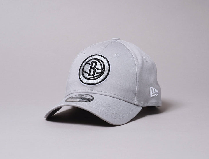 Cap Adjustable Cap Grå 9FORTY NBA Grayscale Brooklyn Nets New Era 9FORTY / Grey / One Size (55-60 cm)