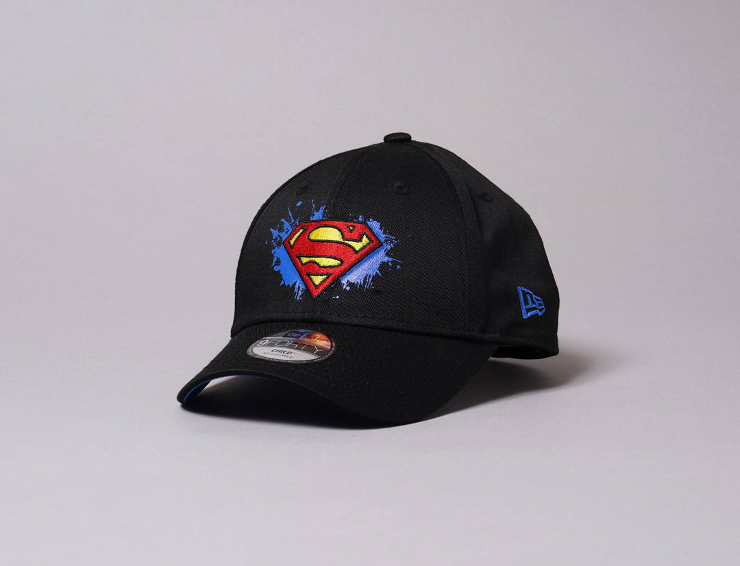 Cap Adjustable Cap Barn Superman 9FORTY Splat New Era 9FORTY Kids / Black / Child (51-53 cm)