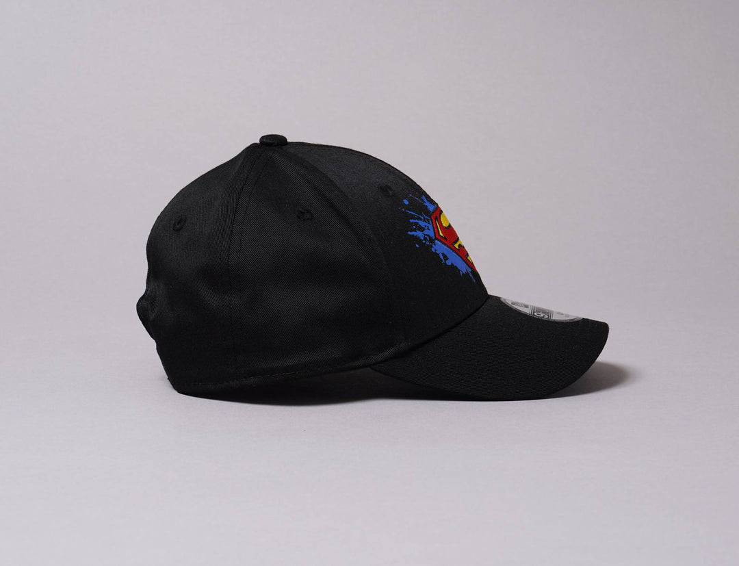 Cap Adjustable Cap Barn Superman 9FORTY Splat New Era 9FORTY Kids / Black / Child (51-53 cm)