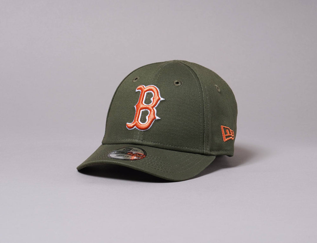 Cap Adjustable 9FORTY Cap Toddler League Essential Boston Red Sox Olive/Orange New Era 9FORTY Kids / Green / Toddler (49-51 cm)