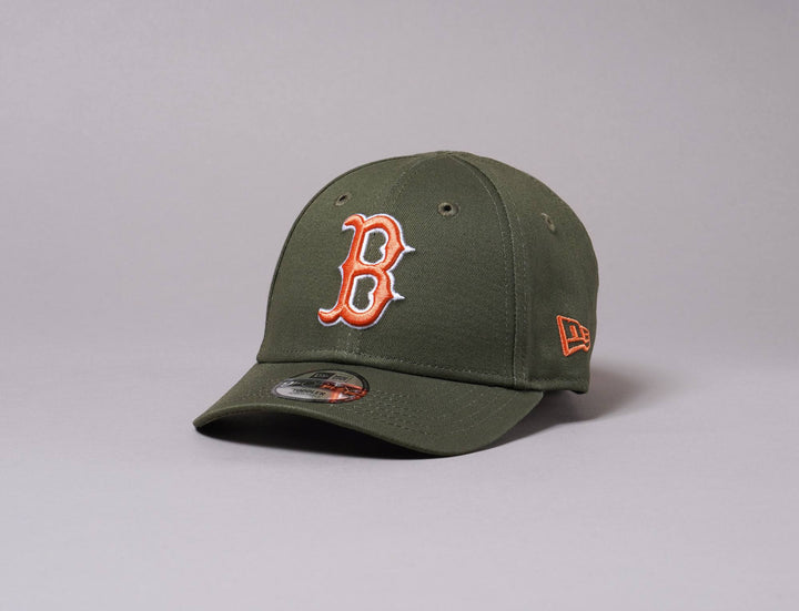 Cap Adjustable 9FORTY Cap Toddler League Essential Boston Red Sox Olive/Orange New Era 9FORTY Kids / Green / Toddler (49-51 cm)