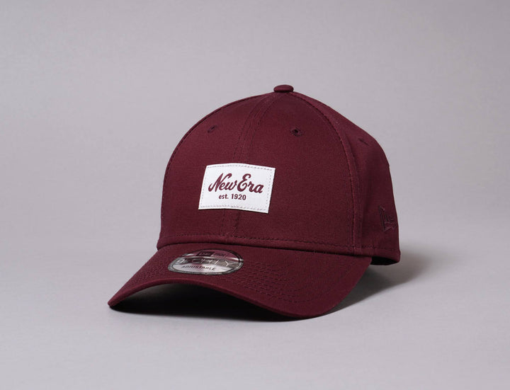 Cap Adjustable Cap 9FORTY Maroon/White Colour Essential New Era New Era 9FORTY / Red / One Size (55-60 cm)