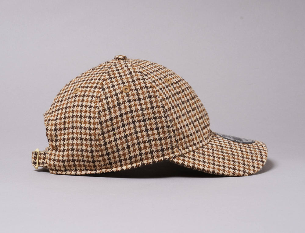 Cap Adjustable 9TWENTY New Era Check Wheat New Era 9TWENTY / Beige / One Size (55-60 cm)