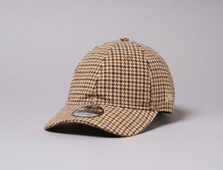 Cap Adjustable 9TWENTY New Era Check Wheat New Era 9TWENTY / Beige / One Size (55-60 cm)