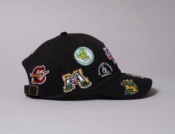 Cap Adjustable 9TWENTY casual Classic All Over Badge Port City Roosters New Era 9TWENTY Casual Classic / Black / One Size (55-60 cm)