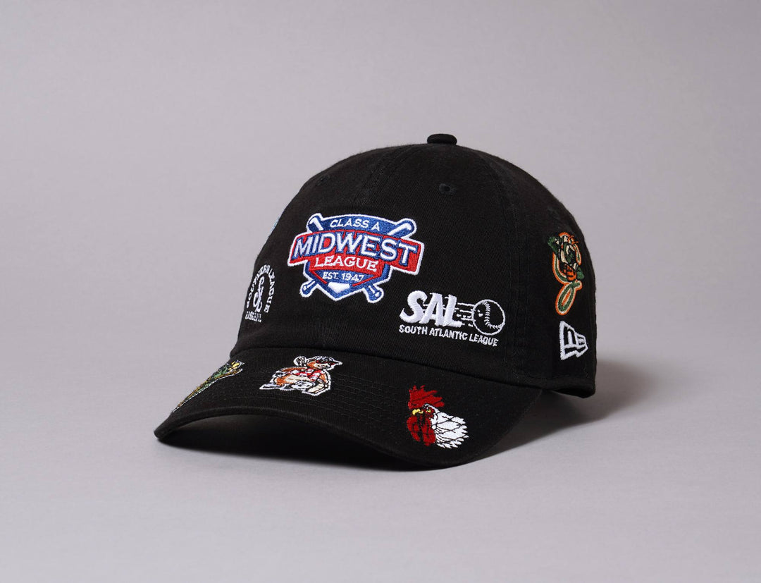 Cap Adjustable 9TWENTY casual Classic All Over Badge Port City Roosters New Era 9TWENTY Casual Classic / Black / One Size (55-60 cm)