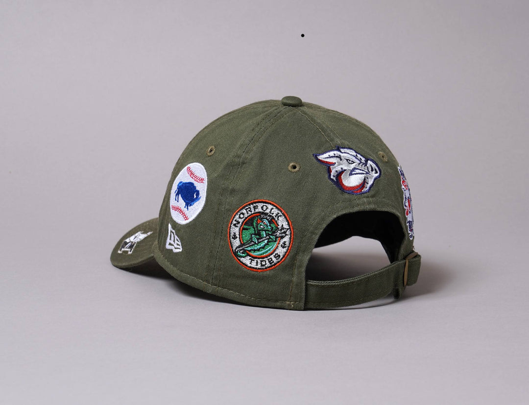Cap Adjustable 9TWENTY casual Classic All Over Badge Buffalo Bisons New Era 9TWENTY Casual Classic / Green / One Size (55-60 cm)