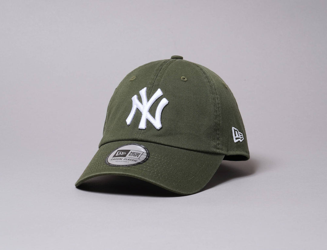 Cap Adjustable 9TWENTY Casual Classic Team NY Yankees Olive/White New Era 9TWENTY Casual Classic / Green / One Size (55-60 cm)