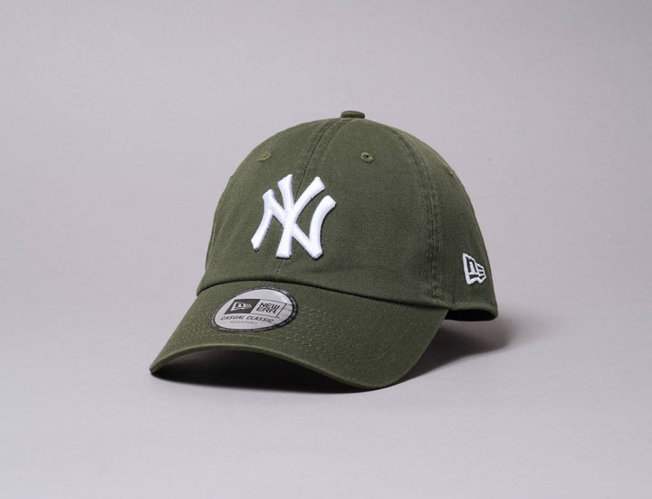 Cap Adjustable 9TWENTY Casual Classic Team NY Yankees Olive/White New Era 9TWENTY Casual Classic / Green / One Size (55-60 cm)