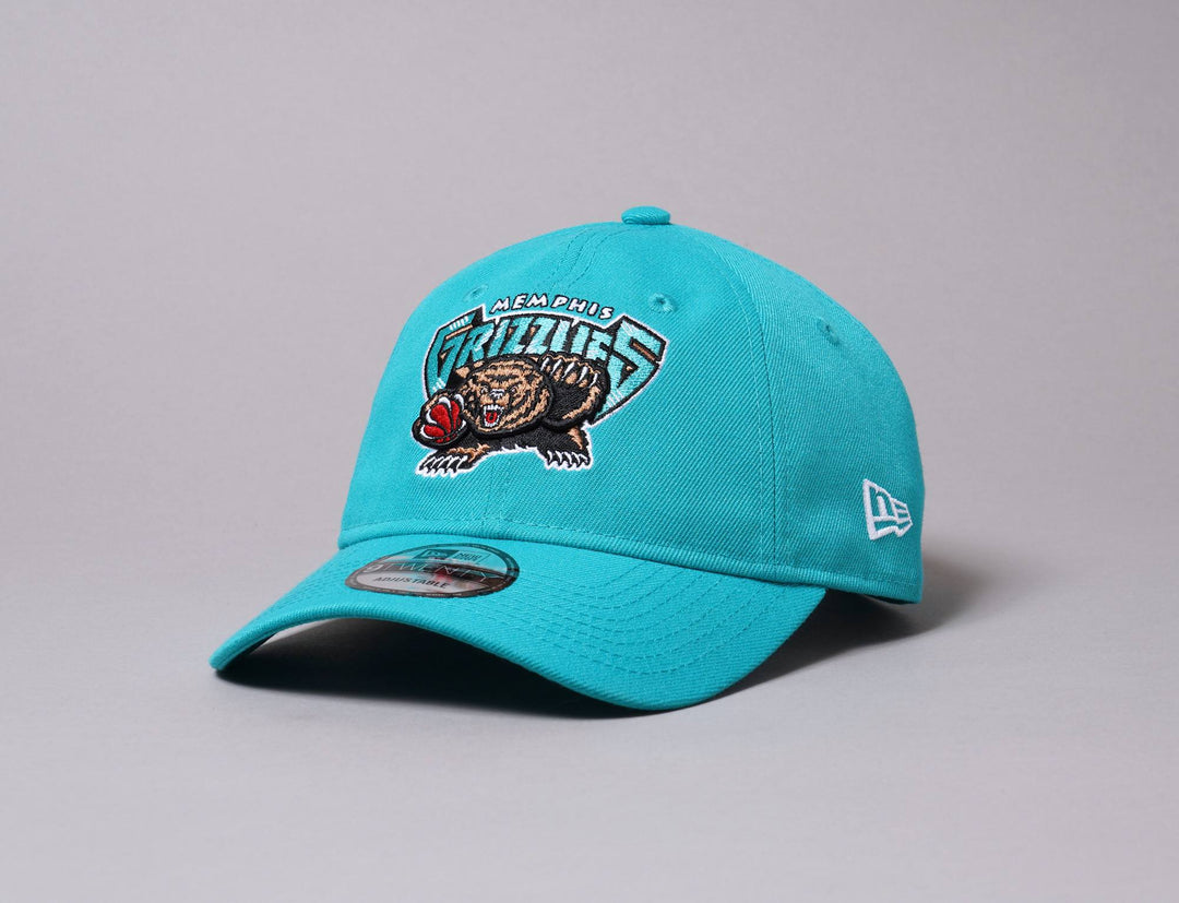 Cap Adjustable Cap Justerbar 9TWENTY NBA Authentics Memphis Grizzlies Teal New Era 9TWENTY / Green / One Size (55-60 cm)