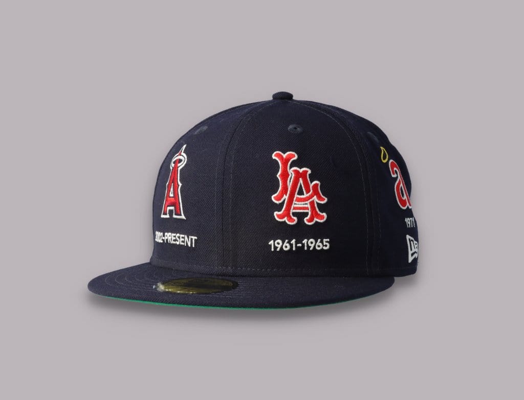 Cap Fitted 59FIFTY Anaheim Angels Cooperstown Multi Logo Quick Turn SP21 New Era