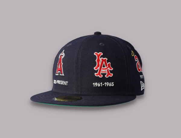 Cap Fitted 59FIFTY Anaheim Angels Cooperstown Multi Logo Quick Turn SP21 New Era