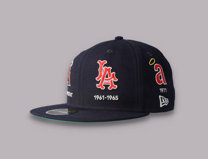 Cap Fitted 59FIFTY Anaheim Angels Cooperstown Multi Logo Quick Turn SP21 New Era
