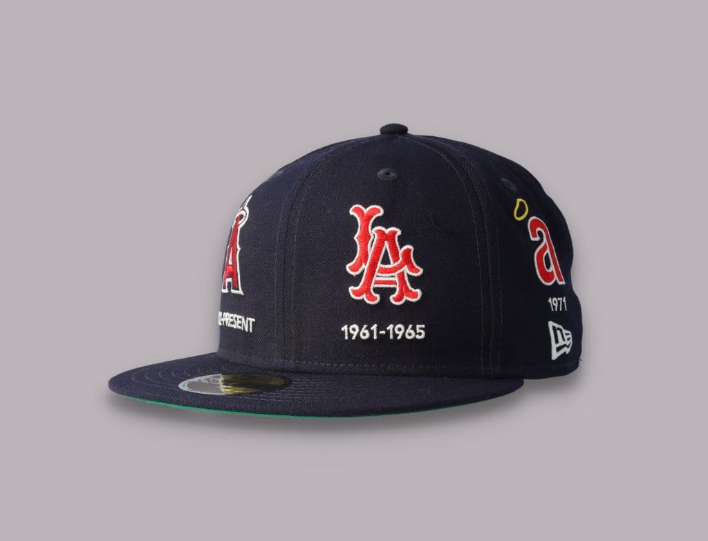 Cap Fitted 59FIFTY Anaheim Angels Cooperstown Multi Logo Quick Turn SP21 New Era