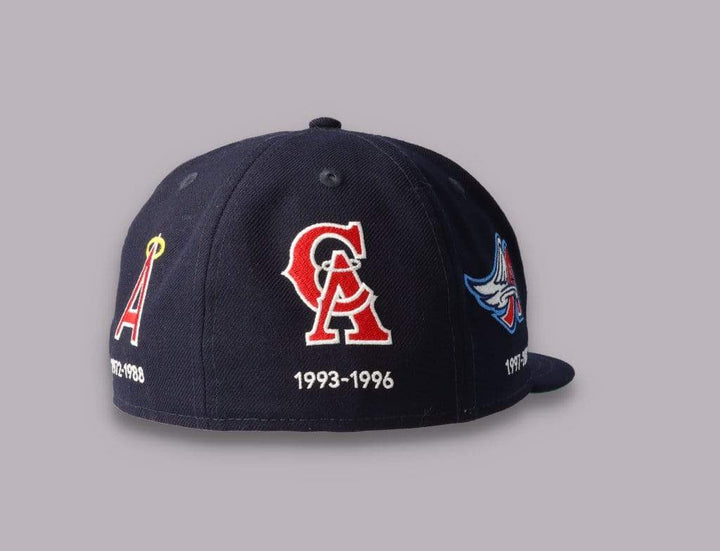 Cap Fitted 59FIFTY Anaheim Angels Cooperstown Multi Logo Quick Turn SP21 New Era