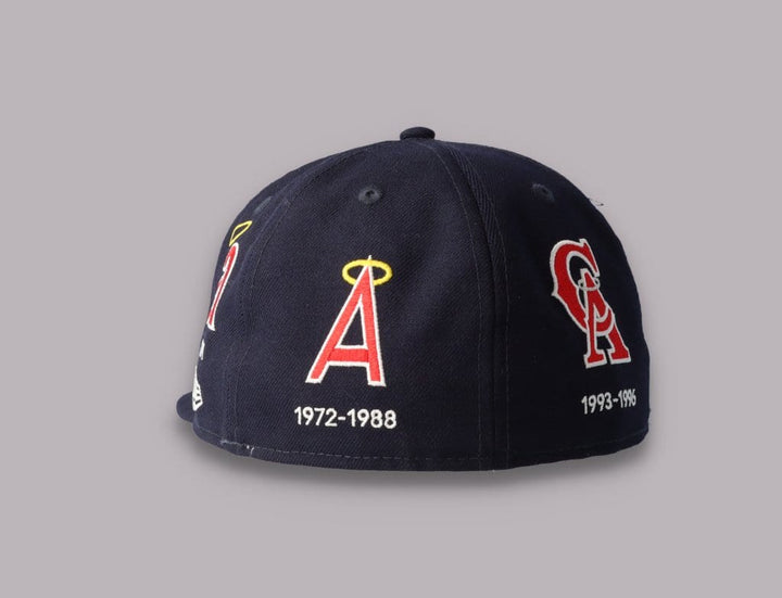 Cap Fitted 59FIFTY Anaheim Angels Cooperstown Multi Logo Quick Turn SP21 New Era
