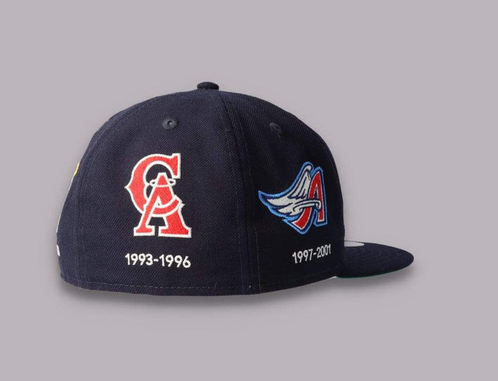 Cap Fitted 59FIFTY Anaheim Angels Cooperstown Multi Logo Quick Turn SP21 New Era