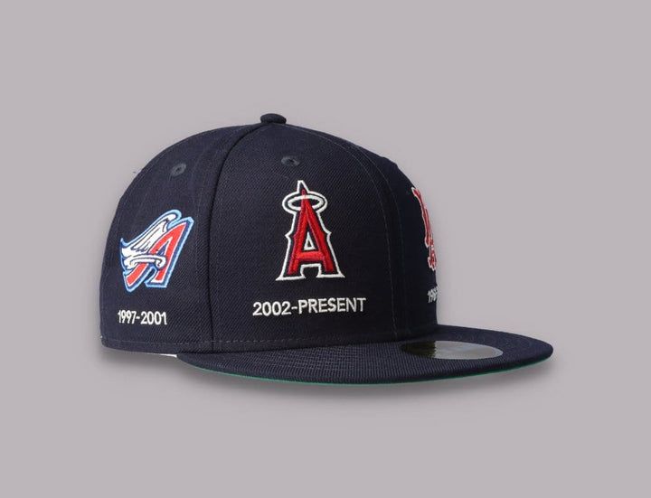 Cap Fitted 59FIFTY Anaheim Angels Cooperstown Multi Logo Quick Turn SP21 New Era