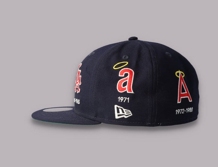 Cap Fitted 59FIFTY Anaheim Angels Cooperstown Multi Logo Quick Turn SP21 New Era