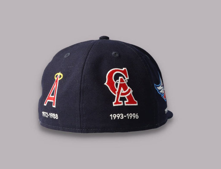 Cap Fitted 59FIFTY Anaheim Angels Cooperstown Multi Logo Quick Turn SP21 New Era