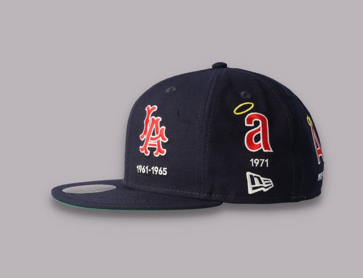 Cap Fitted 59FIFTY Anaheim Angels Cooperstown Multi Logo Quick Turn SP21 New Era