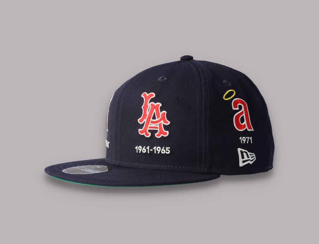 Cap Fitted 59FIFTY Anaheim Angels Cooperstown Multi Logo Quick Turn SP21 New Era