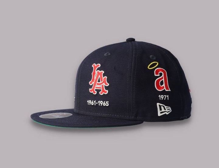 Cap Fitted 59FIFTY Anaheim Angels Cooperstown Multi Logo Quick Turn SP21 New Era