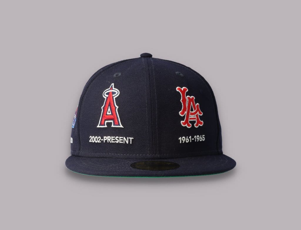 Cap Fitted 59FIFTY Anaheim Angels Cooperstown Multi Logo Quick Turn SP21 New Era