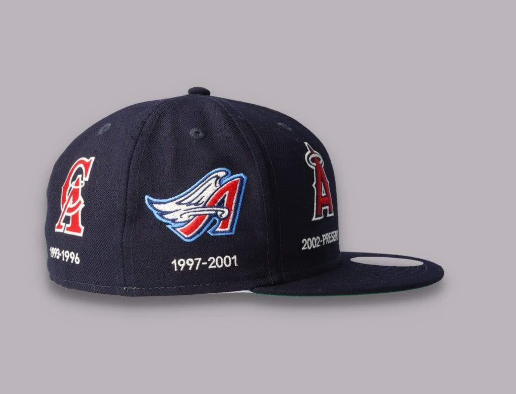 Cap Fitted 59FIFTY Anaheim Angels Cooperstown Multi Logo Quick Turn SP21 New Era