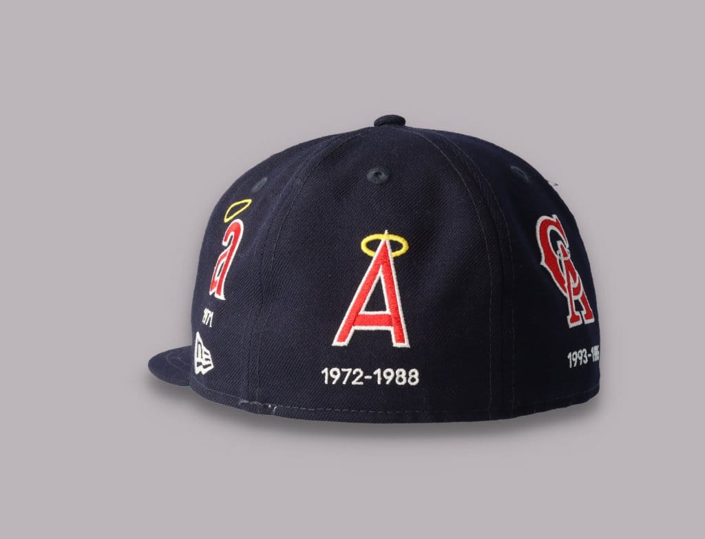 Cap Fitted 59FIFTY Anaheim Angels Cooperstown Multi Logo Quick Turn SP21 New Era