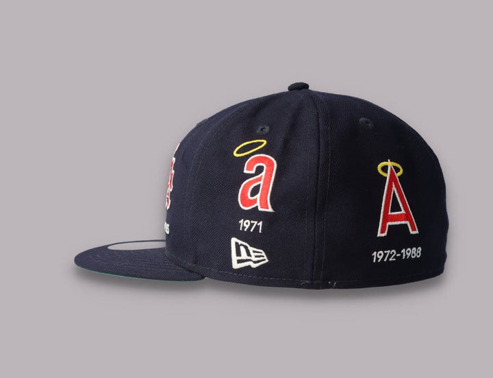 Cap Fitted 59FIFTY Anaheim Angels Cooperstown Multi Logo Quick Turn SP21 New Era