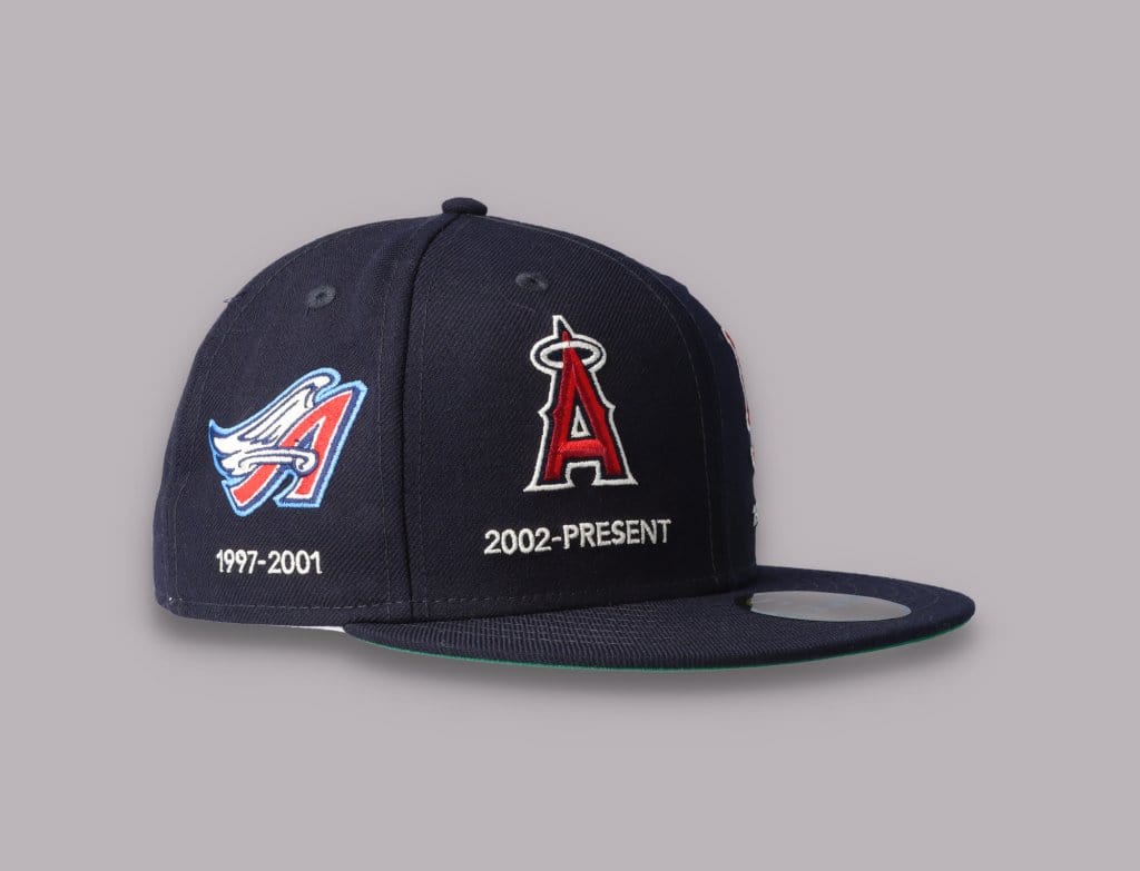 Cap Fitted 59FIFTY Anaheim Angels Cooperstown Multi Logo Quick Turn SP21 New Era