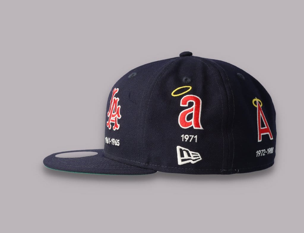 Cap Fitted 59FIFTY Anaheim Angels Cooperstown Multi Logo Quick Turn SP21 New Era