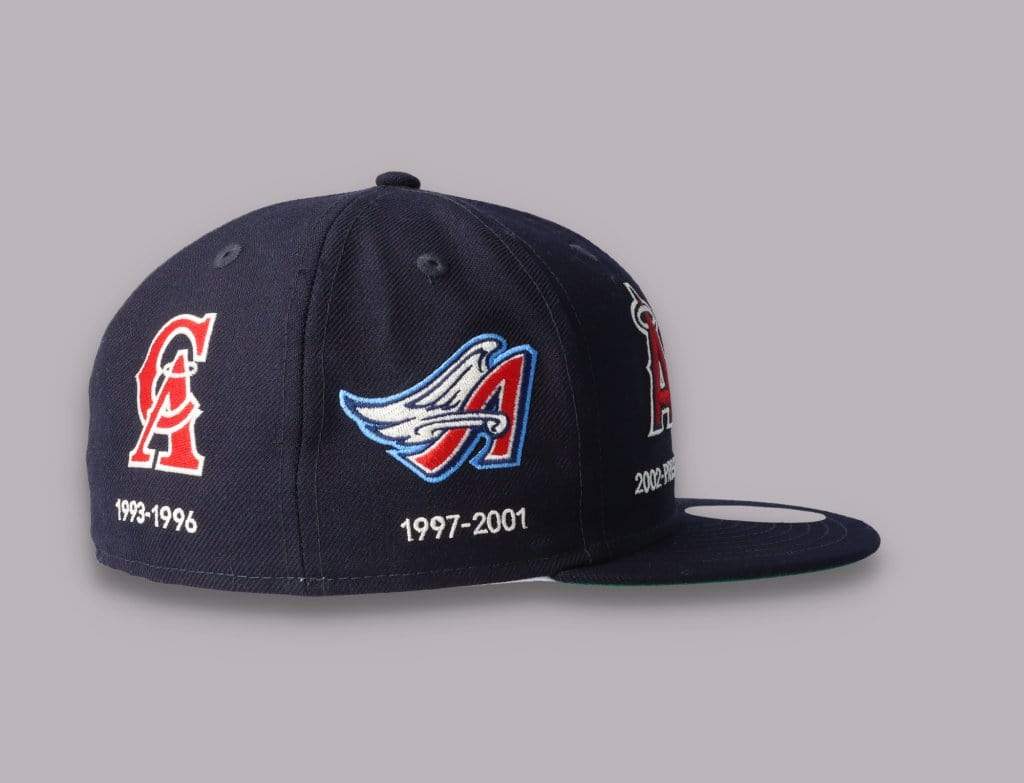 Cap Fitted 59FIFTY Anaheim Angels Cooperstown Multi Logo Quick Turn SP21 New Era