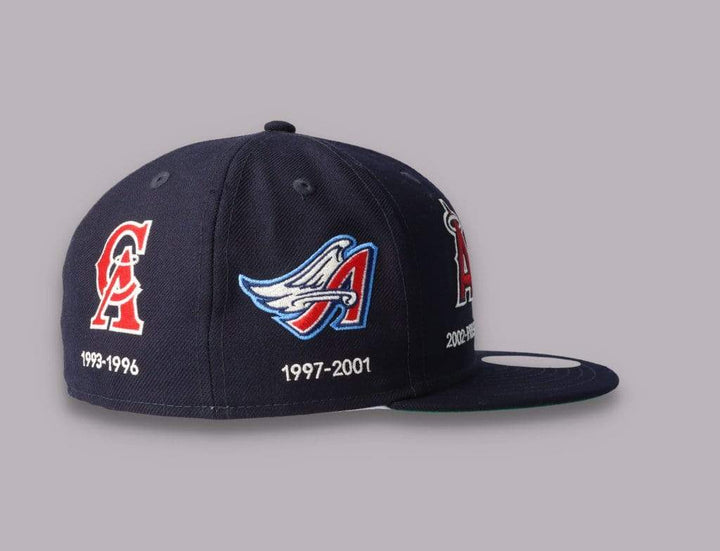 Cap Fitted 59FIFTY Anaheim Angels Cooperstown Multi Logo Quick Turn SP21 New Era