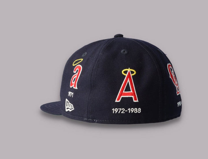 Cap Fitted 59FIFTY Anaheim Angels Cooperstown Multi Logo Quick Turn SP21 New Era