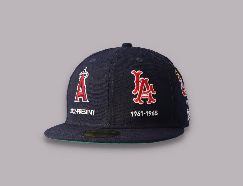 Cap Fitted 59FIFTY Anaheim Angels Cooperstown Multi Logo Quick Turn SP21 New Era