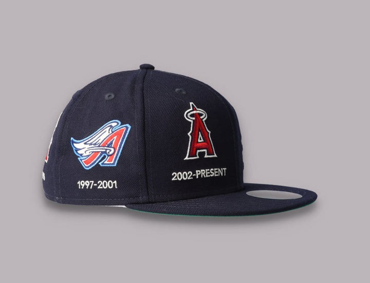 Cap Fitted 59FIFTY Anaheim Angels Cooperstown Multi Logo Quick Turn SP21 New Era