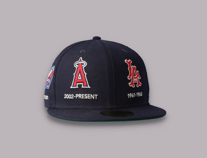 Cap Fitted 59FIFTY Anaheim Angels Cooperstown Multi Logo Quick Turn SP21 New Era