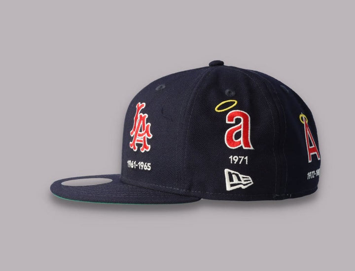 Cap Fitted 59FIFTY Anaheim Angels Cooperstown Multi Logo Quick Turn SP21 New Era